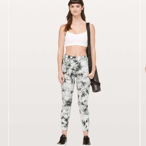 Lululemon Wunder Under Hi-Rise Tight Dual Shibori Antique White Cement Grey 12